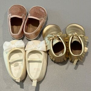 Baby Girl Assorted Shoes - size 3-6 month